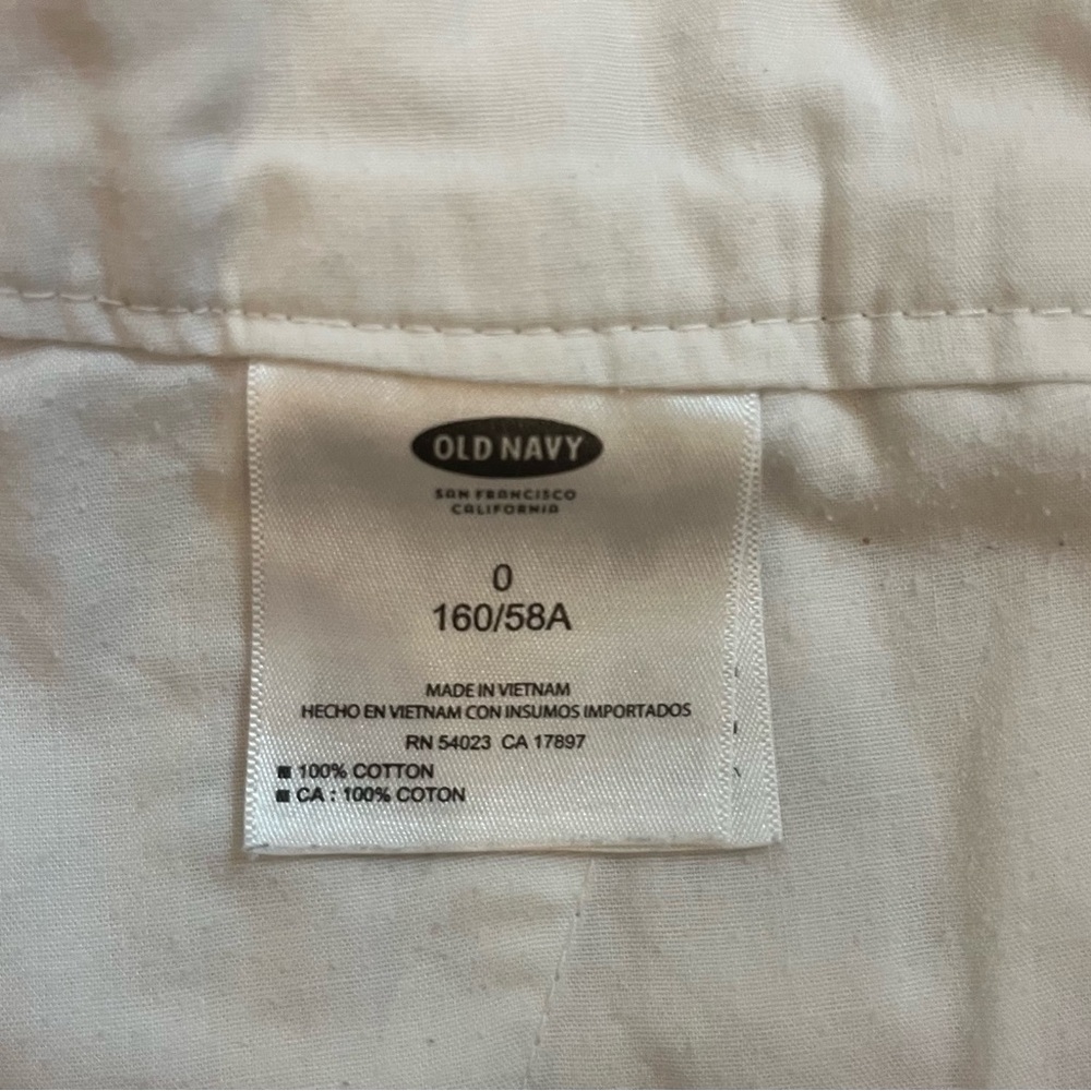 💐 Old Navy Mini Shorts~Women's Sz 0~White w/ Bright Floral Pattern~Low-Rise - Picture 6 of 7